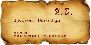 Ujvárosi Dorottya névjegykártya